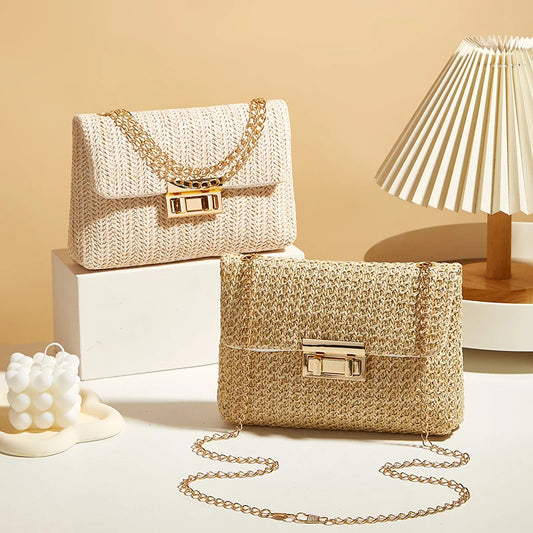 Crossbody Bag for Women Chain Strap Banquet Stylish Accessory Shoulder Bag for Day-to-Night Outfits